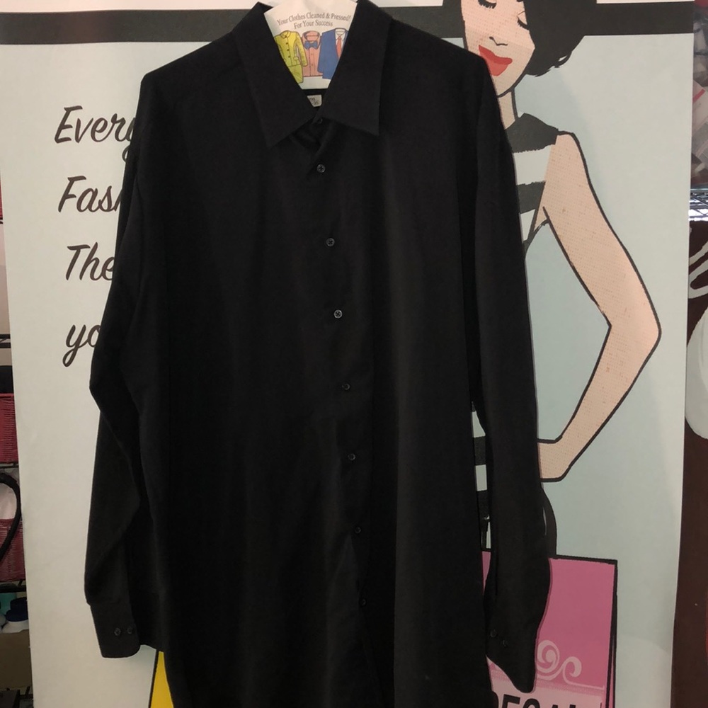 Classics black Men’s dress shirt 2XL 34-35